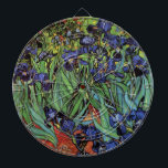 Irisering av Vincent van Gogh, Vintage Garden Art Piltavla<br><div class="desc">Irismen (1889) av Vincent van Gogh är en vintage bra post impressionism landskapsmålning i blommigten med av, med en trädgård med skäggiga iriser av lila som odlas av poppies av orange. En enda vit irisblomma blommar vid kant. Om konstnären: Vincent Willem van Gogh (1853-1890) var en av de mest berömd...</div>