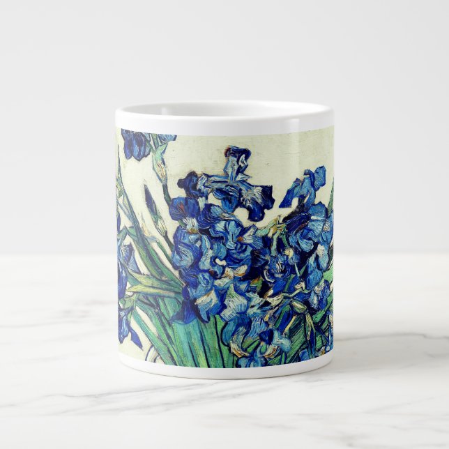 Irises (1890) av Vincent Van Gogh Jumbo Mugg (Framsidan)