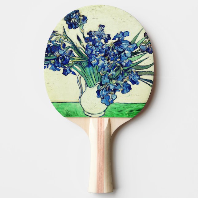 Irises (1890) av Vincent Van Gogh Pingisracket (Framsidan)