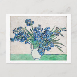 "IRISES" 1890 AV VINCENT VAN GOGH POSTCARD VYKORT