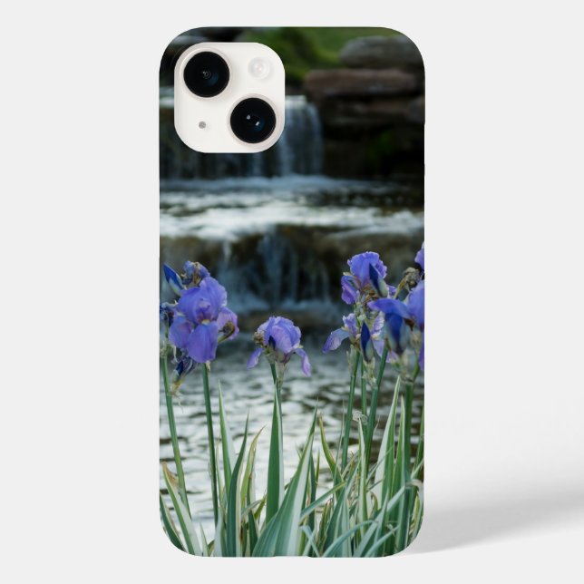 Irises at Chateau iphone case (Baksida)
