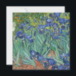 Irises av Van Gogh<br><div class="desc">Vincent van Goghs konst - blommigts- och naturmålningar - Post-impressionistiska landskapskonst</div>