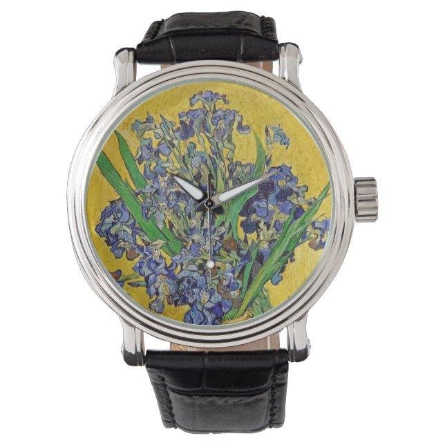 Irises av Van Gogh Armbandsur (Framsida)