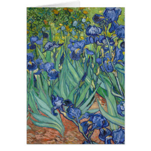 Irises av Van Gogh Hälsningskort