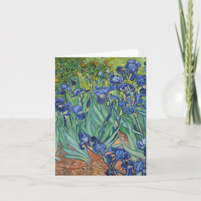 Irises av Van Gogh Kort (Framsida)