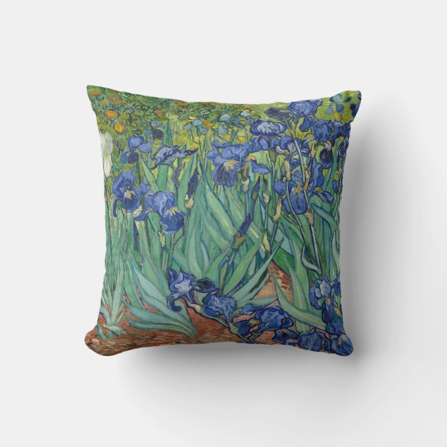 Irises av Van Gogh Kudde (Framsida)