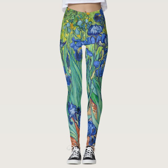 Irises av Van Gogh Leggings (Framsida)