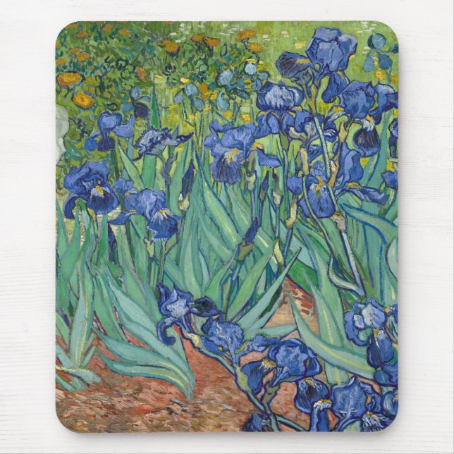 Irises av Van Gogh Musmatta (Framsidan)