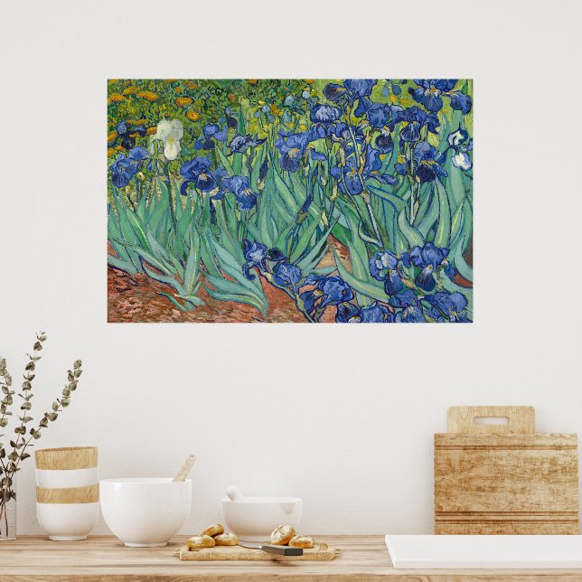 Irises av Van Gogh Poster (Kök)