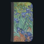 Irises av Van Gogh Samsung S4 Plånboksfodral<br><div class="desc">Irises är ett av många målningar och tryck av irises av den holländska konstnären Vincent Van Gogh. Irises var målade stunder Vincent Van Gogh bodde på asylen på Sanktt Paul-de-Mausole i Sanktt-Rémy-de-Provence,  frankrike,  i i fjol för hans död i 1890.</div>