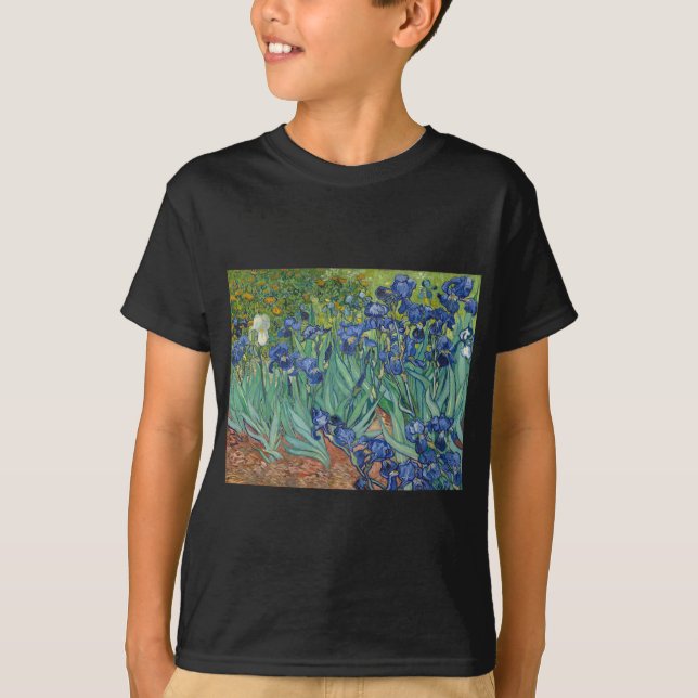 Irises av Van Gogh Tee Shirt (Framsida)