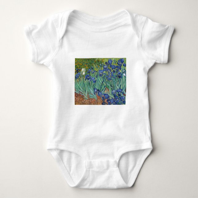Irises av Van Gogh Tee Shirt (Framsida)