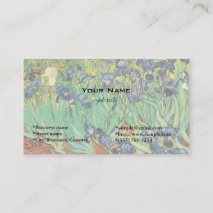 Irises av Van Gogh Visitkort