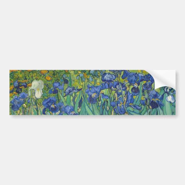Irises av Vincent Van Gogh 1889 Bildekal (Framsidan)