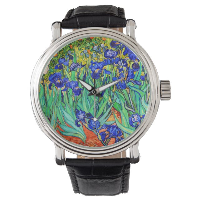 Irises av Vincent Van Gogh Armbandsur (Framsida)