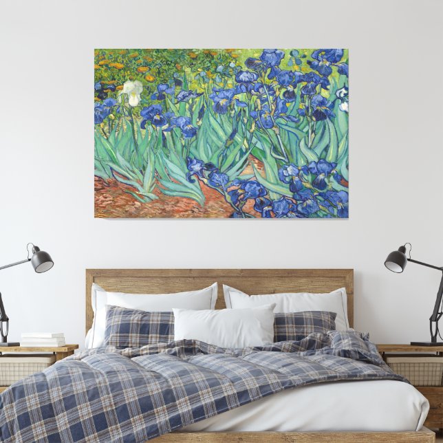 Irises av Vincent van Gogh Canvastryck (Insitu (sovrum))