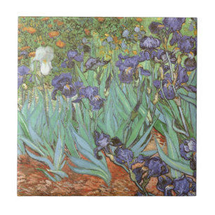 Irises av Vincent van Gogh Kakelplatta