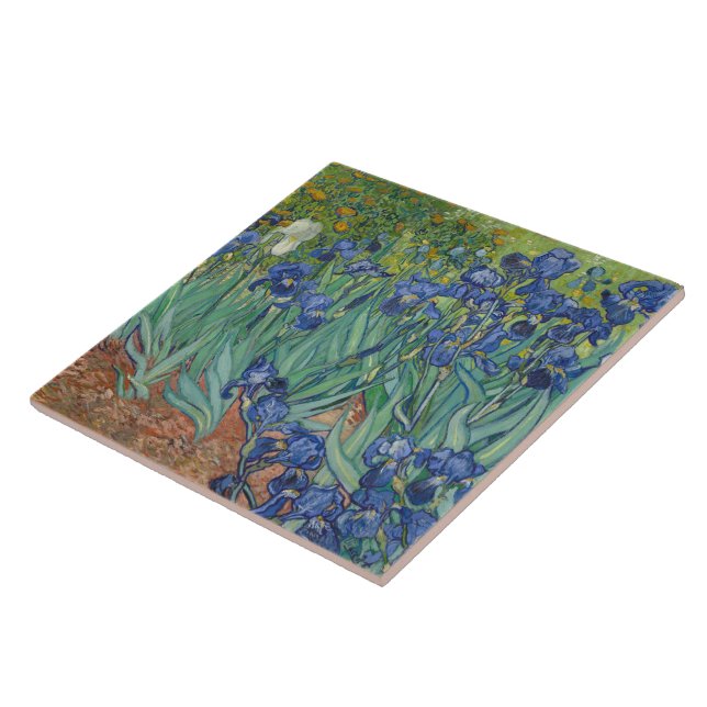 Irises av Vincent Van Gogh Kakelplatta (Sidan)