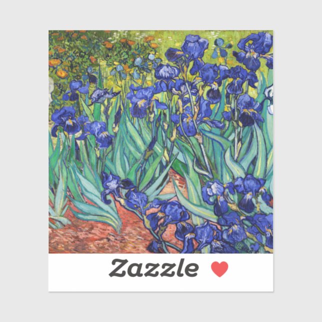 Irises av Vincent van Gogh Klistermärken (Ark)