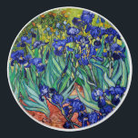 Irises av Vincent van Gogh Knopp<br><div class="desc">Irises by Vincent van Gogh,  1889.</div>