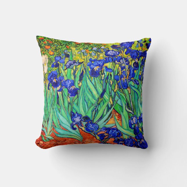Irises av Vincent Van Gogh Kudde (Framsida)