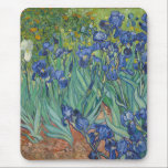 Irises av Vincent Van Gogh Musmatta<br><div class="desc">Stryk. Målad av Vincent Van Gogh 1889. Den här bilden är offentlig.</div>