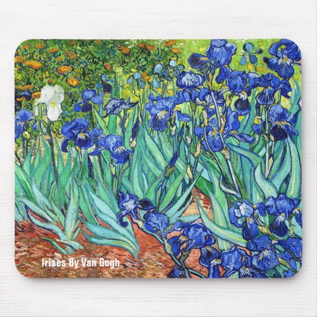 Irises av Vincent Van Gogh Musmatta (Framsidan)