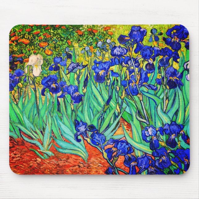 Irises av Vincent Van Gogh Musmatta (Framsidan)