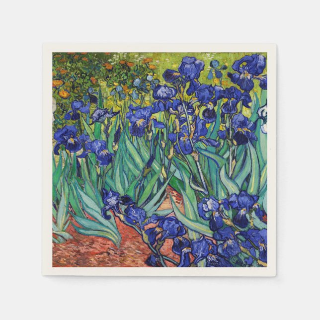 Irises av Vincent van Gogh Pappersservett (Framsidan)