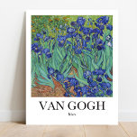 Irises av Vincent van Gogh Poster<br><div class="desc">Vincent Van Gogh's Irises (1889). Berömd</div>