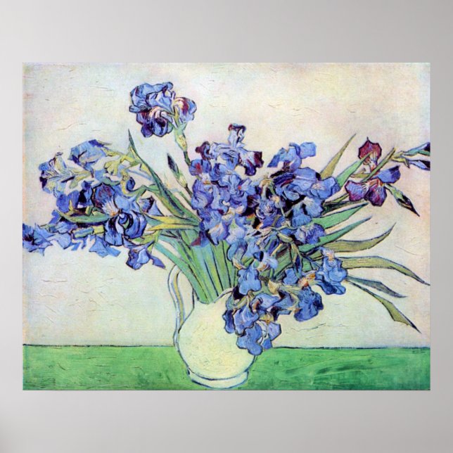 Irises av Vincent van Gogh Poster (Framsidan)