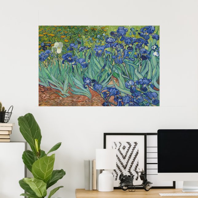 Irises av Vincent van Gogh Poster (Hemmakontoret)