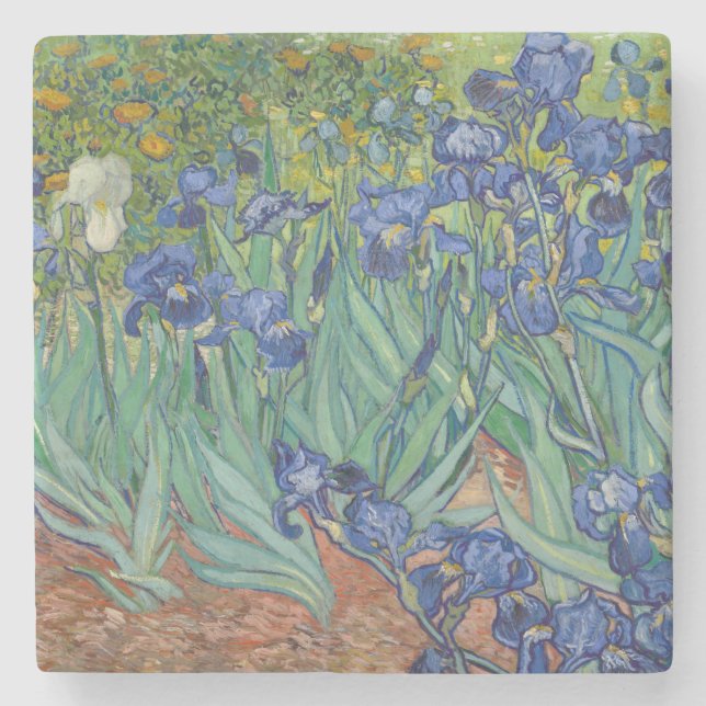 Irises av Vincent Van Gogh Stenunderlägg (Framsidan)