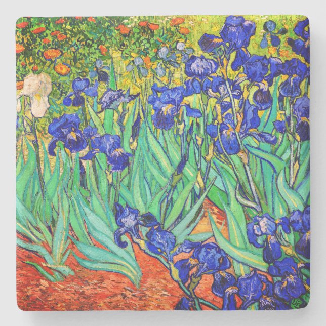 Irises av Vincent Van Gogh Stenunderlägg (Framsidan)