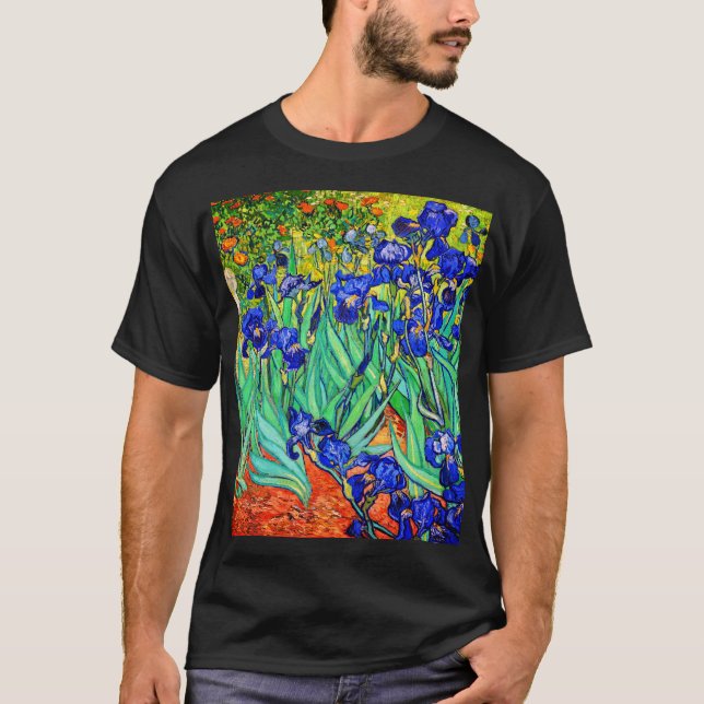 Irises av Vincent Van Gogh T Shirt (Framsida)