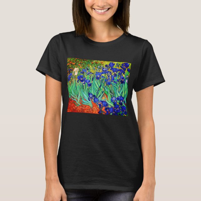 Irises av Vincent Van Gogh T Shirt (Framsida)