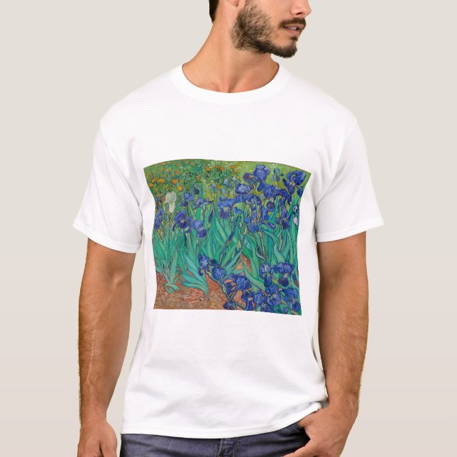 Irises av Vincent Van Gogh T Shirt (Framsida)