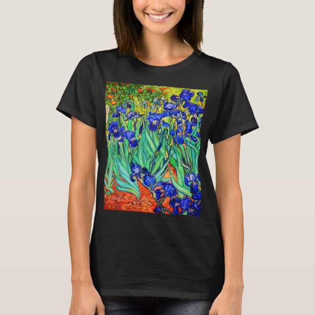 Irises av Vincent Van Gogh T Shirt (Framsida)