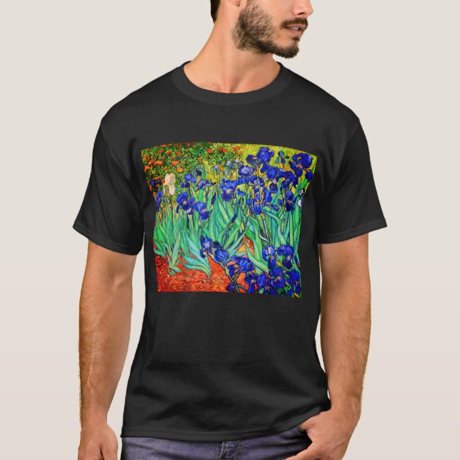 Irises av Vincent Van Gogh T Shirt (Framsida)