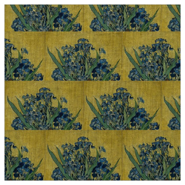 Irises av Vincent Van Gogh Tyg (Provkarta)
