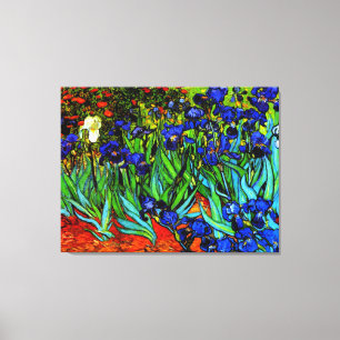 Irises, berömd konst av Van Gogh. Canvastryck