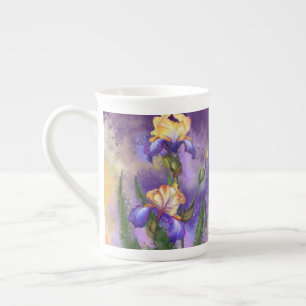 Irises Bone China Mugg Benporslin Mugg