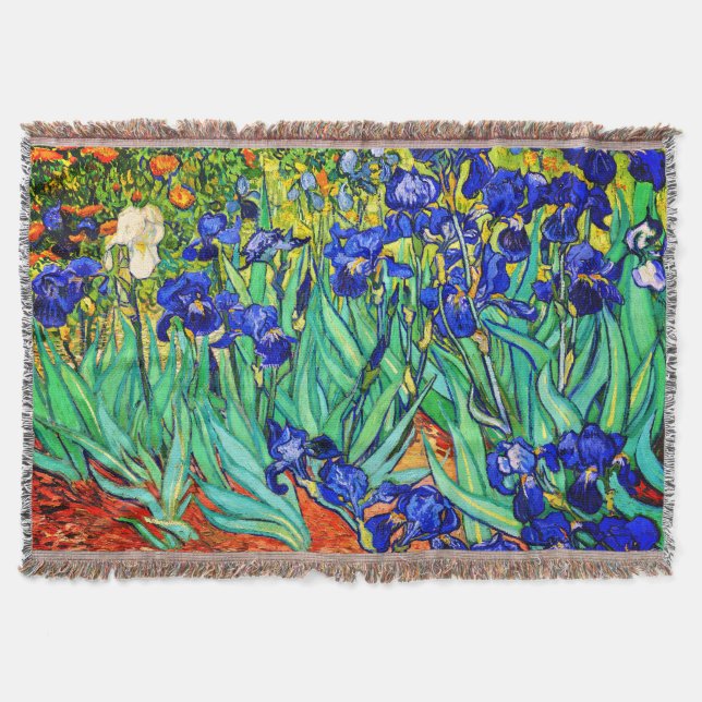 Irises by Vincent Van Gogh Filt (Framsidan)