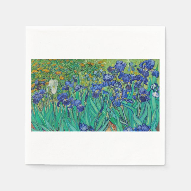 Irises by Vincent van Gogh Pappersservett (Framsidan)