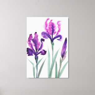 Irises Canvastryck