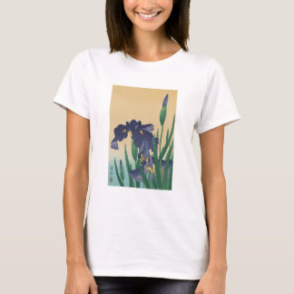 Irises den japanska Ukiyo-e för klassikervintage T Shirt