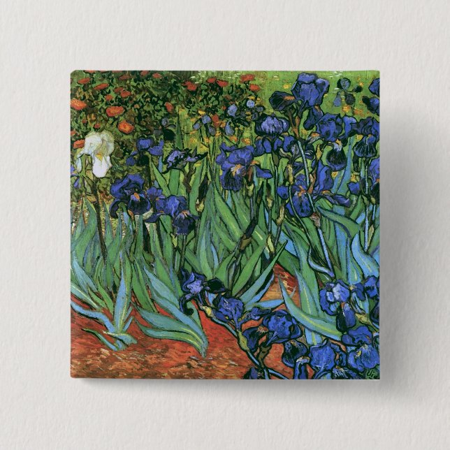 Irises (F608) Van Gogh Fine Art Knapp (Framsida)