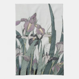 Irises & Grashopper, Katsushika Hokusai Kökshandduk