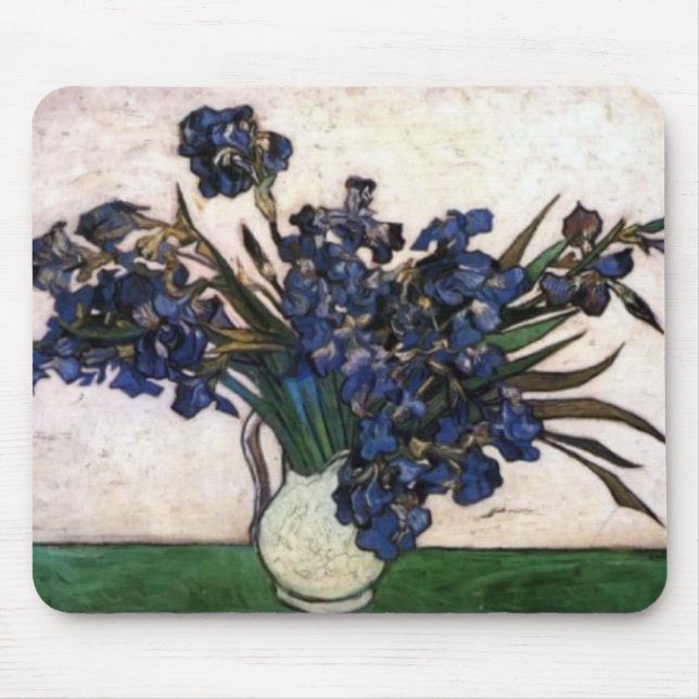 Irises i vas av Vincent Van Gogh Musmatta (Framsidan)