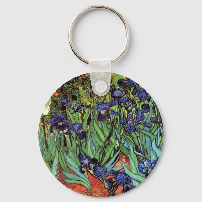 Irises, Saint-Remy, Van Gogh Nyckelring (Framsida)